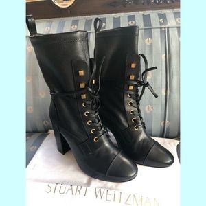 NEW - Stuart Weitzman - Veruka Boot - Black - 38
